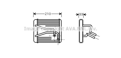 AVA QUALITY COOLING šilumokaitis, salono šildymas KA6049